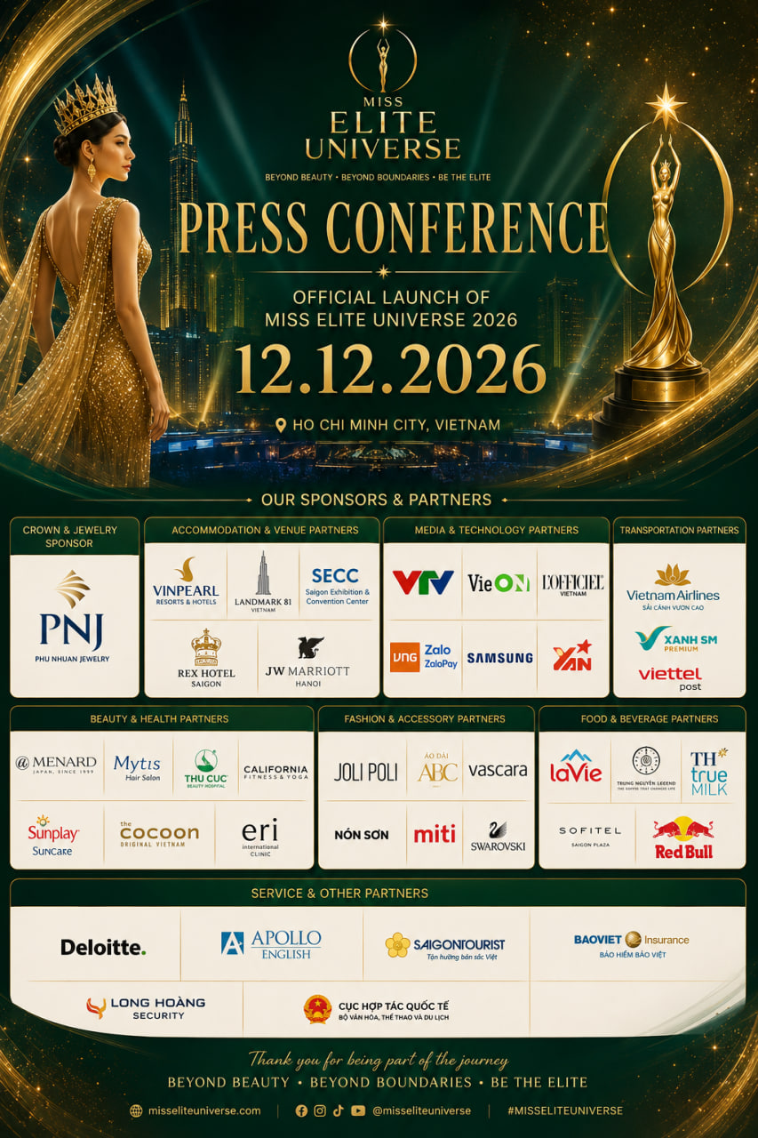 Press conference poster